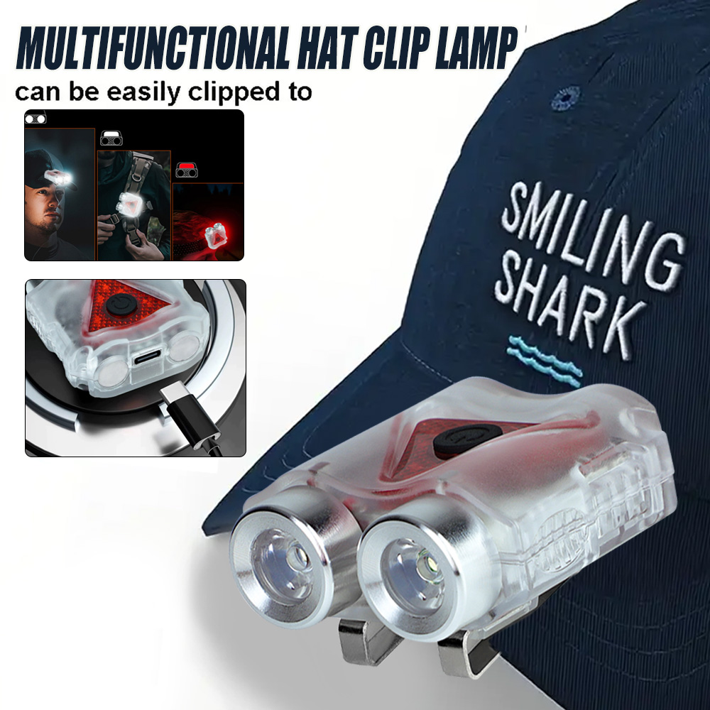 Running Headlamp - ไฟฉายคาดศีรษะแบบชาร์จไฟได้ F5 แบบแฮนด์ฟรี ไฟ LED กันน้ำ