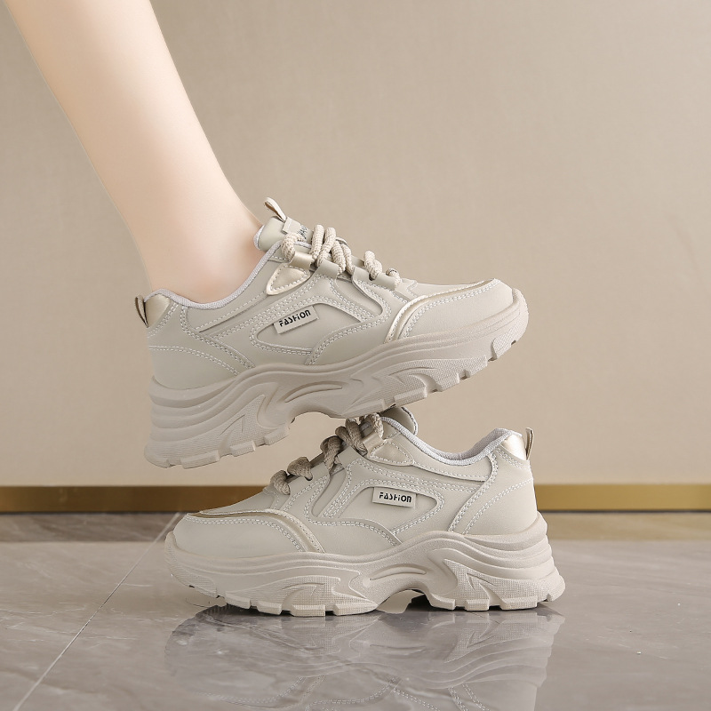 รองเท้าหนังผู้หญิงทรงเตี้ยแบบ  - Running Shoes Women บทวิจารณ์และราคา