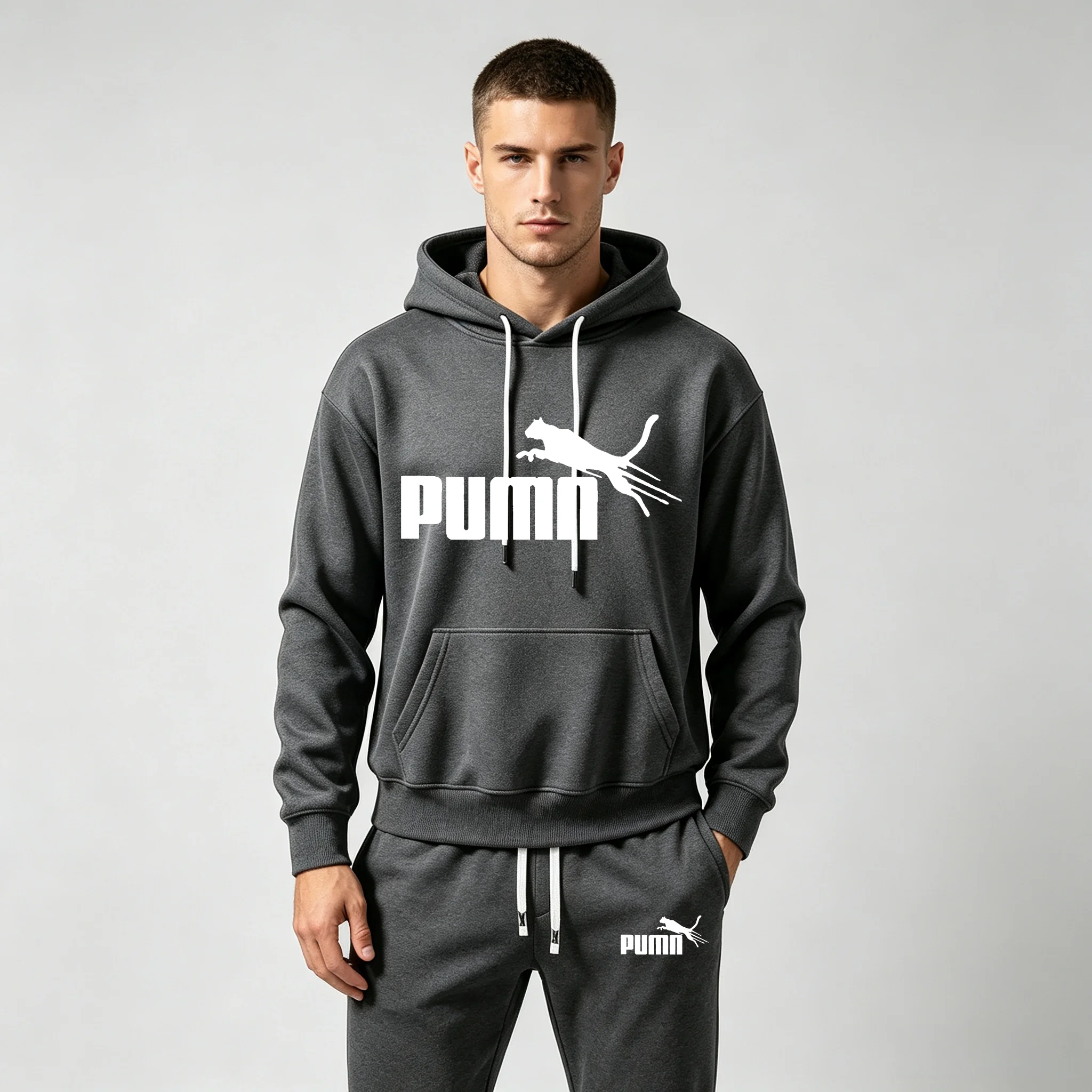 ชุดวอร์มผู้ชาย เสื้อฮู้ดพิมพ์ล - Joggers Pants บทวิจารณ์และราคา
